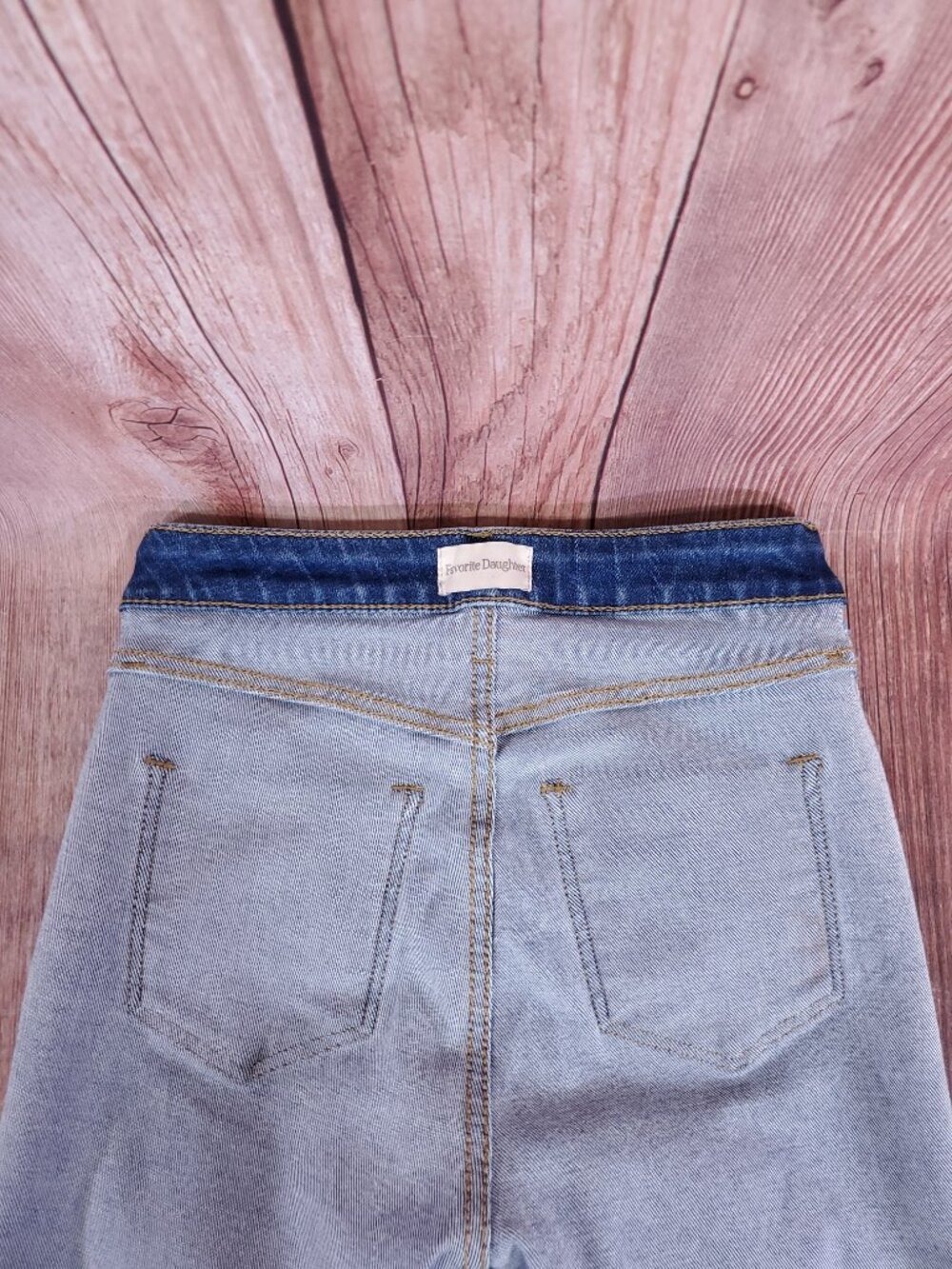 Favorite Daughter The Erin Crop Boot Hyannis Jeans Womens 25 Mid Rise Stretch - Picture 11 of 16